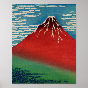 Fine Wind Clear Morning Japanse kunst Poster