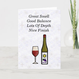 Fine Wine Valentijnsdag Card Kaart