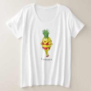 Fineapple Pineapple Pin-Up Dames Plus T-shirt