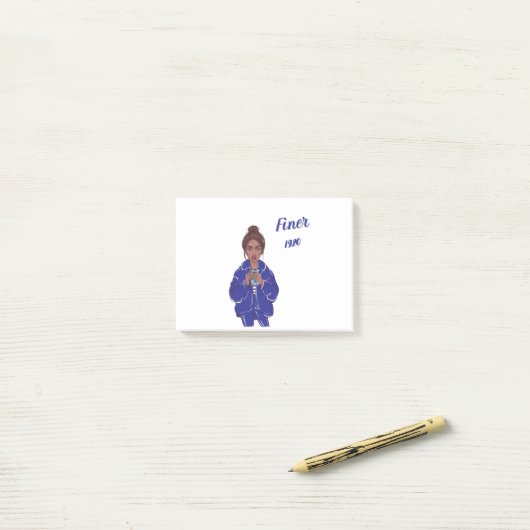 Finer 1920 post-it® notes (Op bureau)