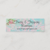Finery en Frippery Visitekaartjes (Achterkant)