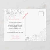 Fines dentelles argentées sur carte de sauvegarde  (Dos)