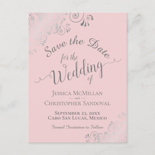 Fines dentelles argentées sur carte de sauvegarde  (Devant)