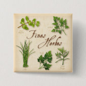 Fines Herbes Button (Voorkant)