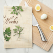 Fines Herbes Kitchen Towel Theedoek (Quarter Fold)
