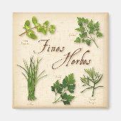Fines Herbes Magnet Magneet (Voorkant)