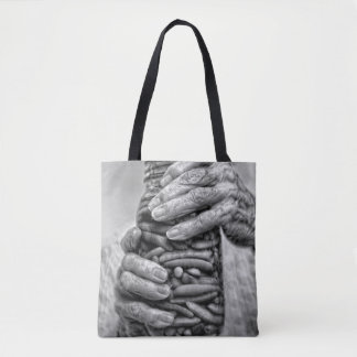 Finger Beans Grocery Bag Draagtas