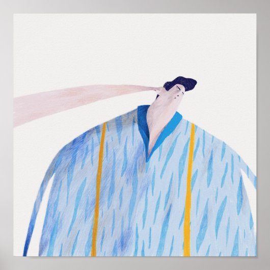 Finger in ear poster (Voorkant)