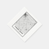 Finger Lakes Map Servet (Hoek)