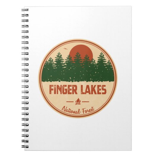Finger Lakes National Forest Notitieboek (Voorkant)