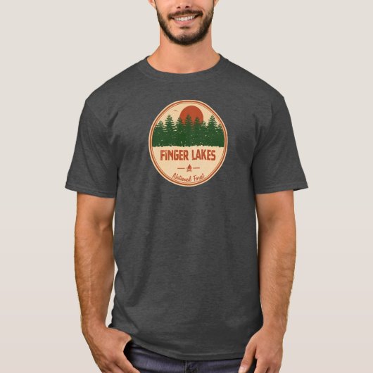 Finger Lakes National Forest T-shirt (Voorkant)
