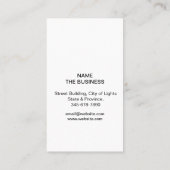 Finger Print Investigator Security Detective Visitekaartje (Achterkant)