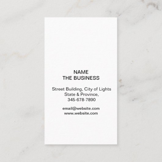 Finger Print Private Investigator Rechercheur Visitekaartje (Achterkant)