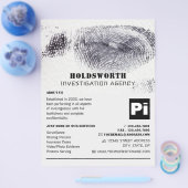 Fingerprint Design, privé rechercheur Flyer (Enkel)