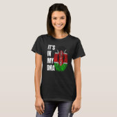 Fingerprint DNA Biometry Flag Kenya   T-shirt (Voorkant volledig)