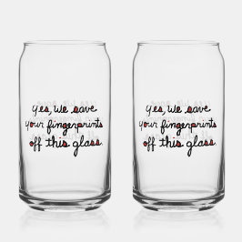 Fingerprints Glass Blikvorm Glas