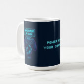 Fini ? Essayez à nouveau! - Futuriste Gamer Mug (Devant gauche)