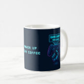 Fini ? Essayez à nouveau! Mug de café futuriste Ga (Devant droit)
