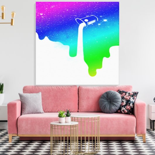 Finir l'impression de toile étirée (Insitu(Salon))