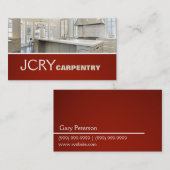 Finish Carpentry Kitchen House Remodel Visitekaartje (Voorkant / Achterkant)
