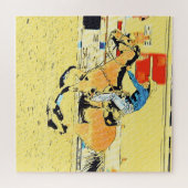 Finish-Line Run - Rodeo Cowgirl Legpuzzel (Horizontaal)