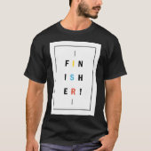 Finisher Typo T-shirt (Voorkant)