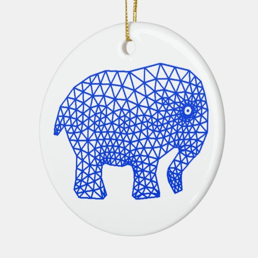 Finite Elephant Keramisch Ornament (Links)