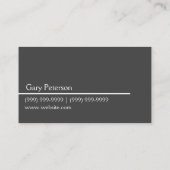 Finition de la menuiserie, Carte de visite de chem (Dos)