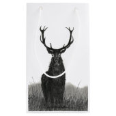 Finition mate de taille de sac de cadeau de cerfs (Dos)