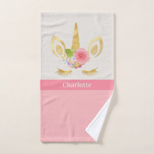 Finition rose Unicorne Or Personnalisée
