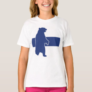 finland Beer finse nationale dierenvlag T-shirt