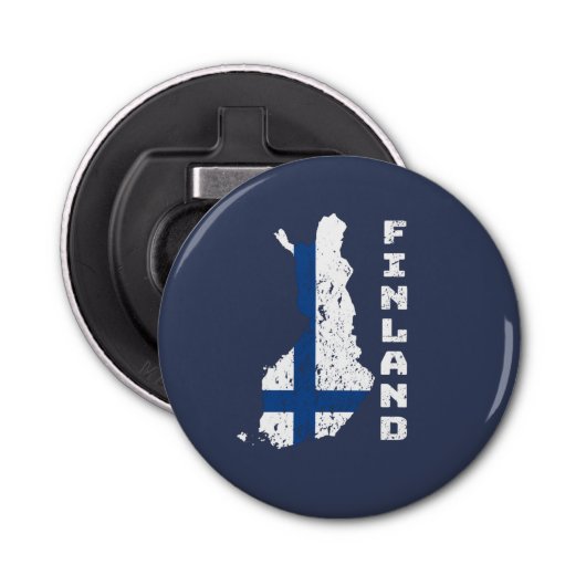 Finland Button Flesopener (Voorkant)