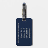 FINLAND douane-bagagelabel Bagagelabel (Achterkant verticaal)