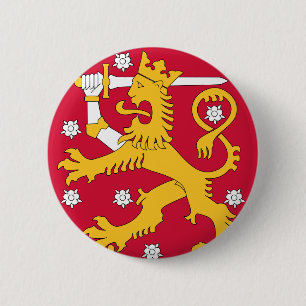 finland embleem ronde button 5,7 cm