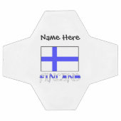 Finland en Finse vlag gepersonaliseerd Voetbal (Enkel)