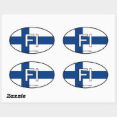 Finland Euro Sticker (Vel)
