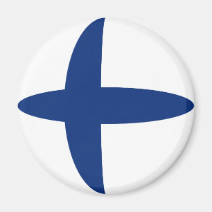 Finland Fisheye Flag Magnet Magneet