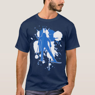 Finland Flag Biathlonist - Finse Biathlon T-shirt