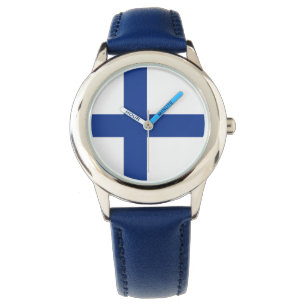 FINLAND FLAG-horloges Horloge