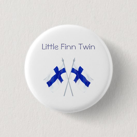 Finland Flag Twin Button (Voorkant)