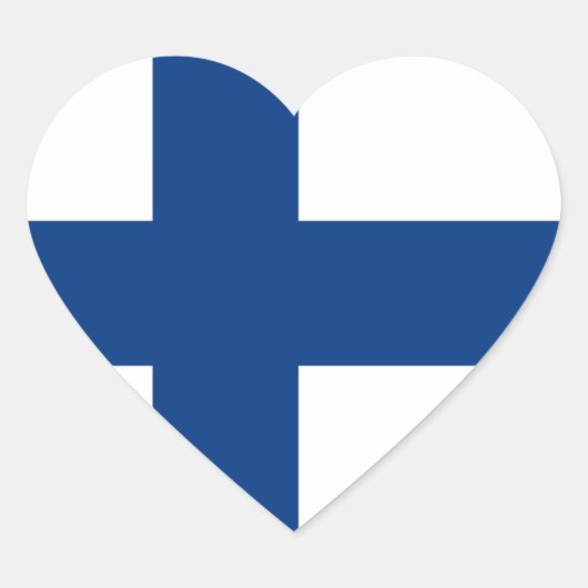 finland hart sticker (Voorkant)