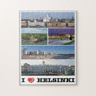 Finland - Helsinki - Helsingfors - I Love - Legpuzzel