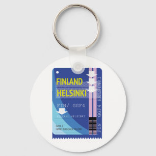 Finland Helsinki-reisticket Sleutelhanger