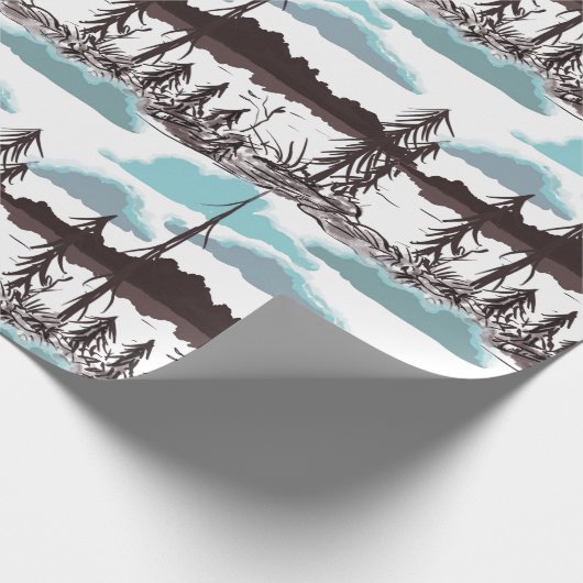 Finland Herfst Daylight Lake Cadeaupapier (Hoek)