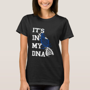 Finland Het zit in mijn DNA-molecuul Finse wortels T-shirt