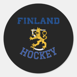 Finland Hockey Jersey Ronde Sticker