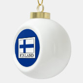 Finland Keramische Bal Ornament (Rechts)