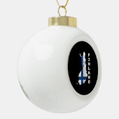 Finland Keramische Bal Ornament (Links)