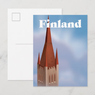 Finland kerk aankondigingskaart