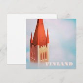 Finland kerk reisposter (Voorkant / Achterkant)